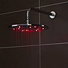 Nuie - 300mm Round LED Fixed Shower Head - STY071  In Bathroom Large Image