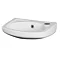 Wave Modern Cloakroom Basin (1TH - 350mm) Large Image