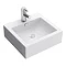 Nuie 470 x 450mm Square Ceramic Counter Top Basin - 1 Tap Hole - NBV102  Profile Large Image