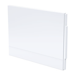 Nuie Acrylic End Bath Panel – White