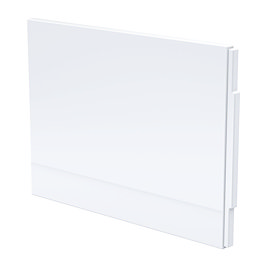Nuie Acrylic End Bath Panel – White
