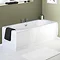 Premier - Acrylic 1800mm Bath Front Panel - White - NAP107 Large Image