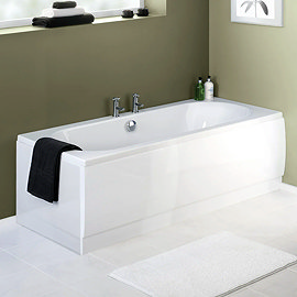 Nuie White Acrylic Front Bath Panel