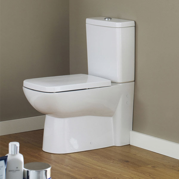 Premier - Ambrose BTW Close Coupled Pan & Cistern with Soft-Close Seat Profile Large Image