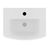 Premier Asselby Cloakroom Basin 1TH with Pedestal (500 x 375mm) Profile Large Image