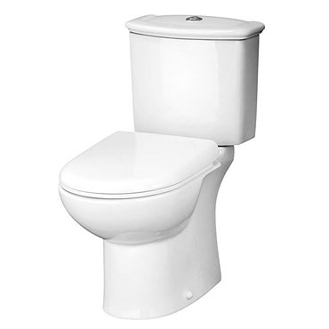 Premier Barmby Close Coupled Toilet with Soft-Close Seat Profile Large Image