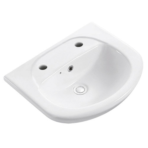 Premier - Brisbane 505 Semi Recessed Basin - 2 Tap Hole - NCU305 Large Image
