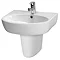 Premier - Cairo 1TH Basin with Semi-Pedestal - Various Size Options Large Image