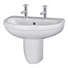 Premier Caledon 4-Piece Modern Cloakroom Suite Standard Large Image