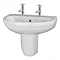 Premier Caledon 4-Piece Modern Cloakroom Suite Standard Large Image