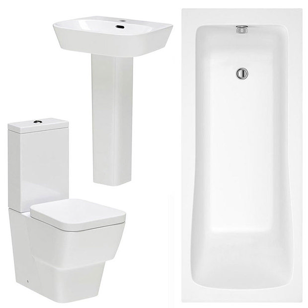 Nuie Cambria 5 Piece Bathroom Suite at Victorian Plumbing UK