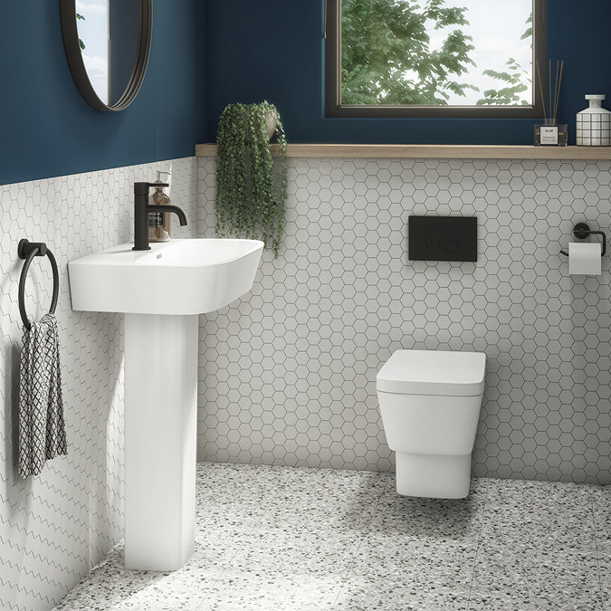 Nuie Cambria Wall Hung Toilet with Soft Close Seat - NCR340 Feature Large Image