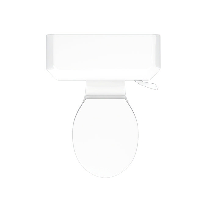 Nuie Carlton Traditional Toilet with Seat  In Bathroom Large Image