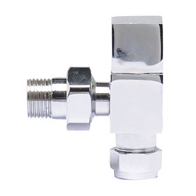 Premier - Chrome Angled Radiator Valves - MTY122 Large Image