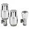 Premier - Chrome Thermostatic Radiator Valves - Angled - MTY126 Large Image