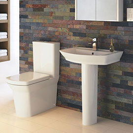 Premier Clara 4-Piece Modern Bathroom Suite Medium Image