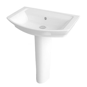 Premier Clara Basin & Full Pedestal - 1 Tap Hole  Profile Large Image