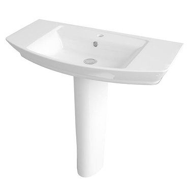 Premier Clara Basin & Full Pedestal - 1 Tap Hole  Profile Large Image