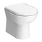 Premier - Cubix Gloss White Vanity Unit with Concealed Cistern, D-Shaped BTW Pan & Soft Close Seat  