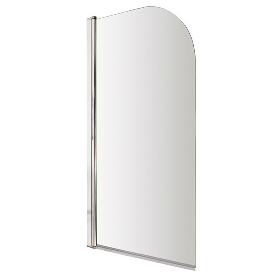 Premier Curved Top Straight Hinged Barmby Shower Bath  Profile Large Image