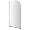 Premier - Curved Straight Hinged Linton Shower Bath Profile Large Image