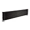 Premier - Cypress Horizontal Double Panel Radiator - 315 x 1800mm - High Gloss Black Large Image