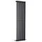 Premier - Cypress Single Panel Radiator - 1500 x 405mm - Anthracite - HCY005 Large Image