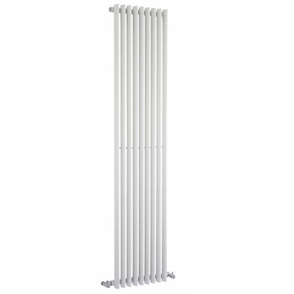 Premier - Cypress Single Panel Radiator - 1500 x 405mm - White - HCY008 Large Image