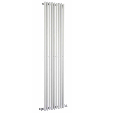 Premier - Cypress Single Panel Radiator - 1500 x 405mm - White - HCY008 Profile Large Image