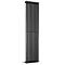 Premier - Cypress Single Panel Radiator - 1800 x 405mm - High Gloss Black - HCY002 Large Image