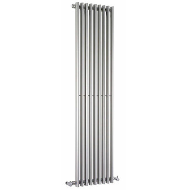 Premier - Cypress Single Panel Radiator - 1800 x 405mm - High Gloss Silver - HCY003 Profile Large Image