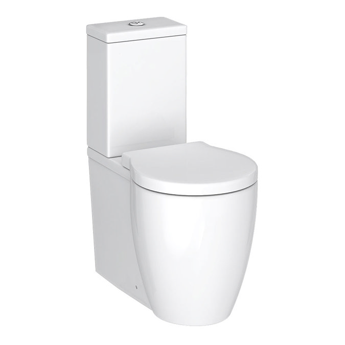 Premier Darwin Flush To Wall Toilet + Soft Close Seat Large Image