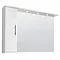 Premier Delaware High Gloss White Illuminated Mirror Cabinet W1200 x D170mm - VTY029 Large Image