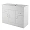 Premier Eden Minimalist Gloss White Vanity Unit W1000 x D400mm - VTNB1000 Large Image