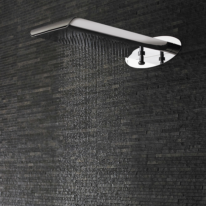 Premier - Fixed Rain/Waterfall Shower Head with Diverter - HEAD87 Profile Large Image