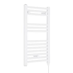 Premier H720mm x W400mm White Electric Only Ladder Rail - MTY156 Large Image