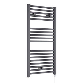 Premier H920mm x W480mm Anthracite Electric Only Ladder Rail - MTY154 Large Image