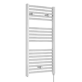 Premier H920mm x W480mm Chrome Electric Only Ladder Rail - MTY151 Large Image