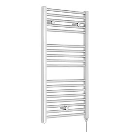 Premier H920mm x W480mm Chrome Electric Only Ladder Rail - MTY151 Large Image