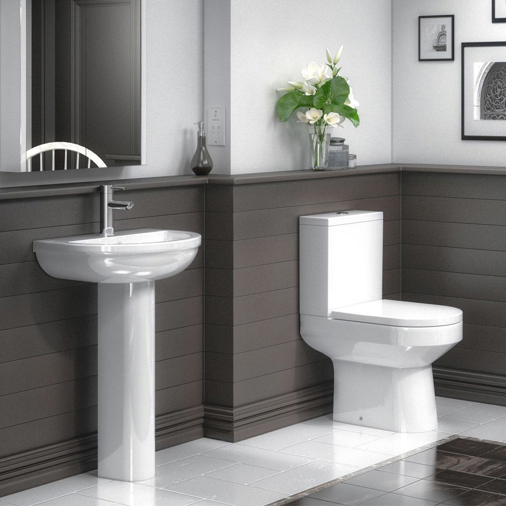 Harmony Close Coupled Toilet With Soft Close Seat | Victorian Plumbing