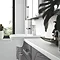 Premier Harmony 500mm Semi Recess Basin - 1TH - NCH305 Profile Large Image