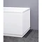 Premier - 700mm MDF High Gloss End Bath Panel - White - VTY018 Large Image