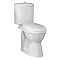 Nuie Single Flush High Rise Close Coupled Toilet - DOCMP100 Large Image
