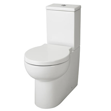 Premier Holstein Flush To Wall Toilet + Soft Close Seat  Profile Large Image