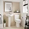 Premier Ivo Comfort Height Close Coupled Toilet with Soft Close Seat  Profile Large Image
