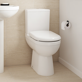 Nuie Ivo Comfort Height Close-Coupled Toilet with Soft-Close Seat