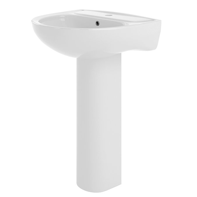 Premier Lawton 550mm Basin with Full Pedestal Large Image