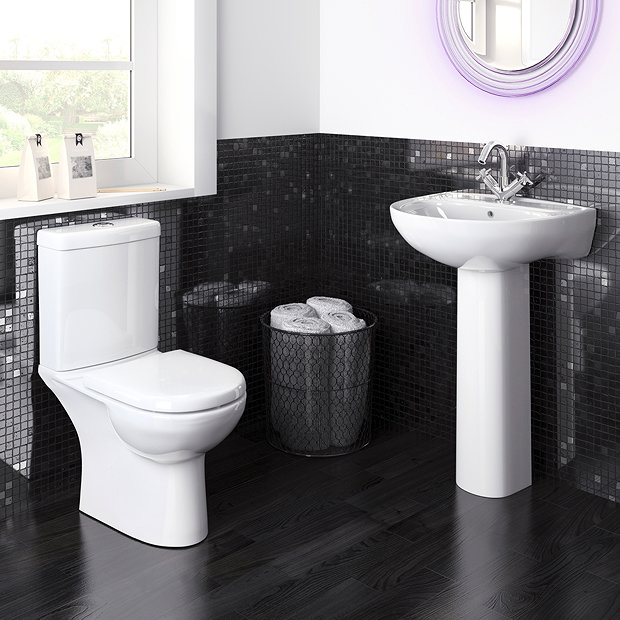 Nuie Lawton Compact 4 Piece Bathroom Suite Victorian Plumbing