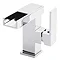 Ultra LED Side Action Cloakroom Mono Basin Mixer Inc. Waste - MIN385 Large Image