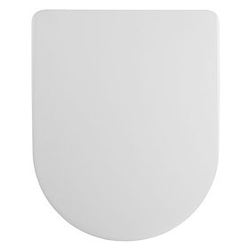 Premier Luxury D-Shape Soft Close Toilet Seat with Square Edge, Top Fix, Quick Release - NTS007 Large Image